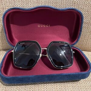 Gucci Black Sunglasses with Case